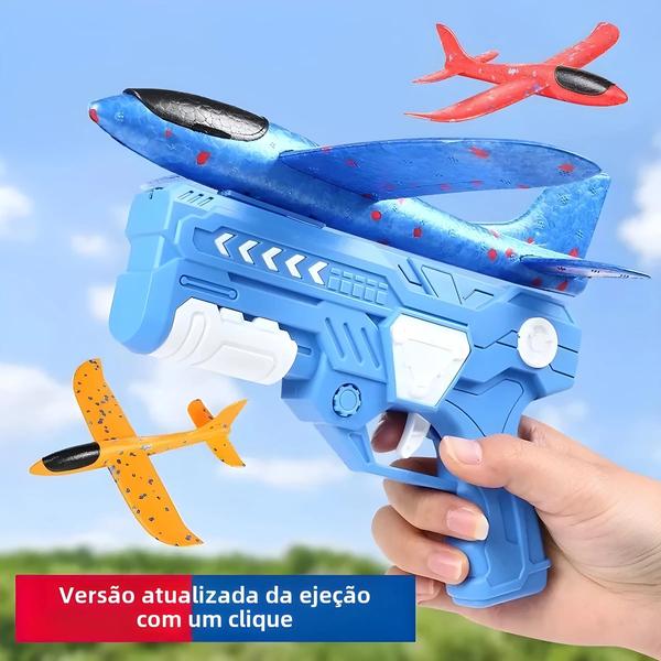 Imagem de Brinquedos de Espuma para Ejeção de Aeronaves - Interação Pai-Filho ao Ar Livre