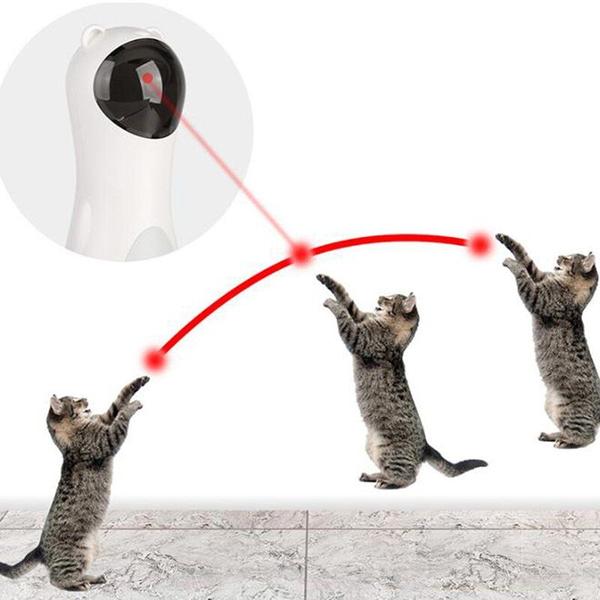 Imagem de Brinquedos de gato automático Interativos Inteligentes Provocação Pet LED Laser Engraçado Modo Portátil Portátil Animal de Estimação Para Todos os Gatos  Brinquedos de Gato