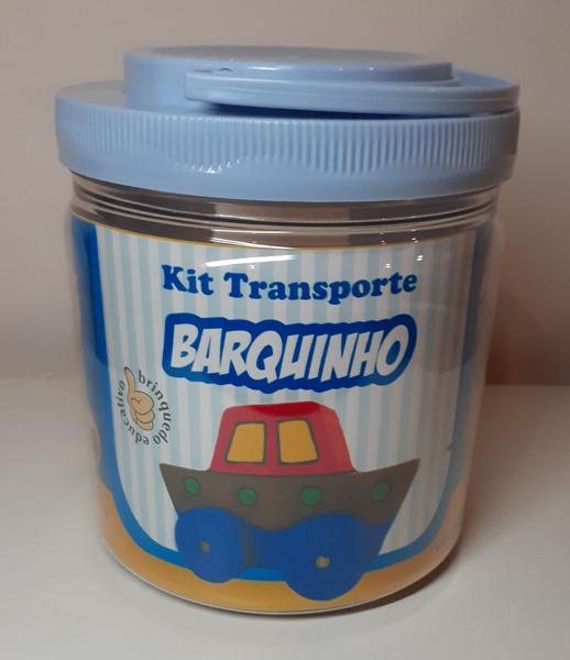 Imagem de Brinquedos de Madeira Educativos - Kit Transporte Barco