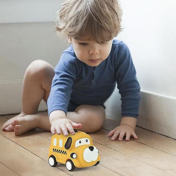 Imagem de Brinquedos do carro do bebê carros macios robustos puxar para trás brinquedos do carro