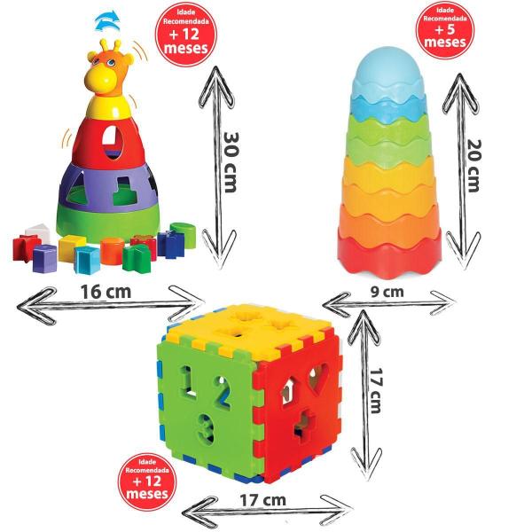 Imagem de Brinquedos Educativos 1 Ano - Girafa, Cubo e Torre