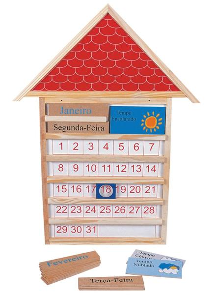 Imagem de Brinquedos Educativos - Casinha Calendário 805 X 610 X 20mm