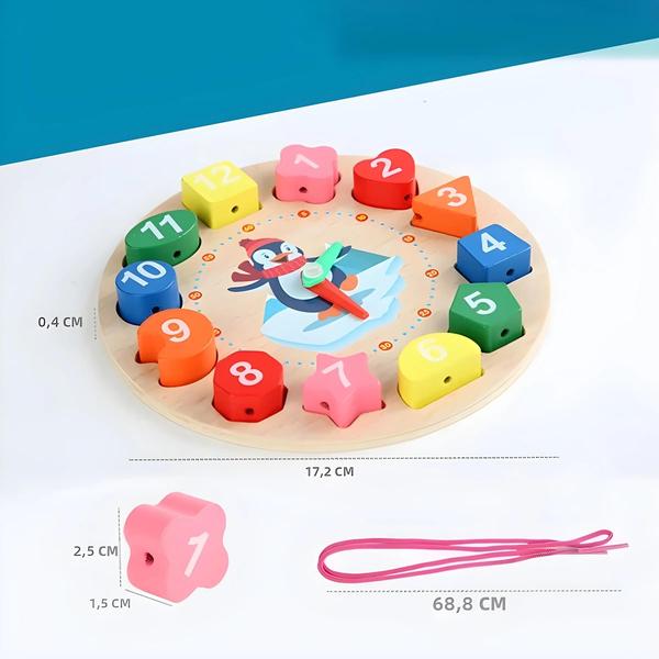 Brinquedos Educativos de Madeira Montessori para Crianças de 1 a 3 Anos Imagem de Brinquedos Educativos de Madeira Montessori para Crianças de 1 a 3 Anos