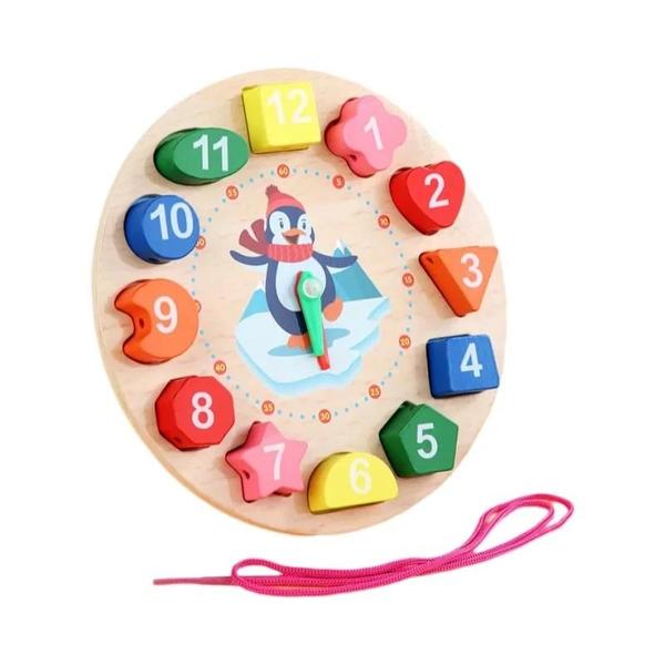 Brinquedos Educativos de Madeira Montessori para Crianças de 1 a 3 Anos Imagem de Brinquedos Educativos de Madeira Montessori para Crianças de 1 a 3 Anos