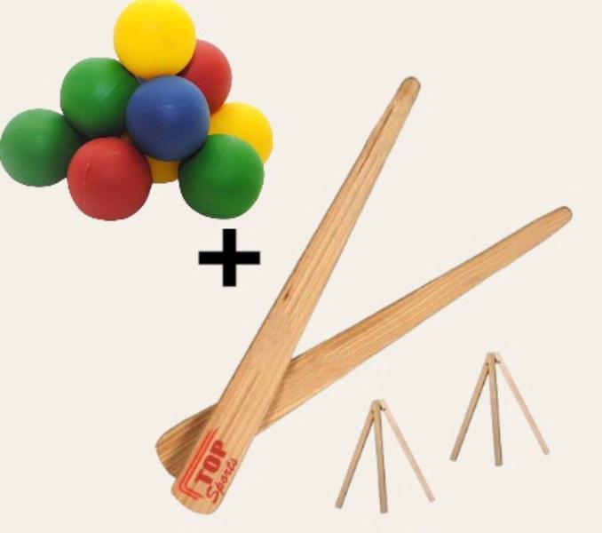 Imagem de Brinquedos Educativos - Jogo De Bets - 02 Tacos 02 Bolas