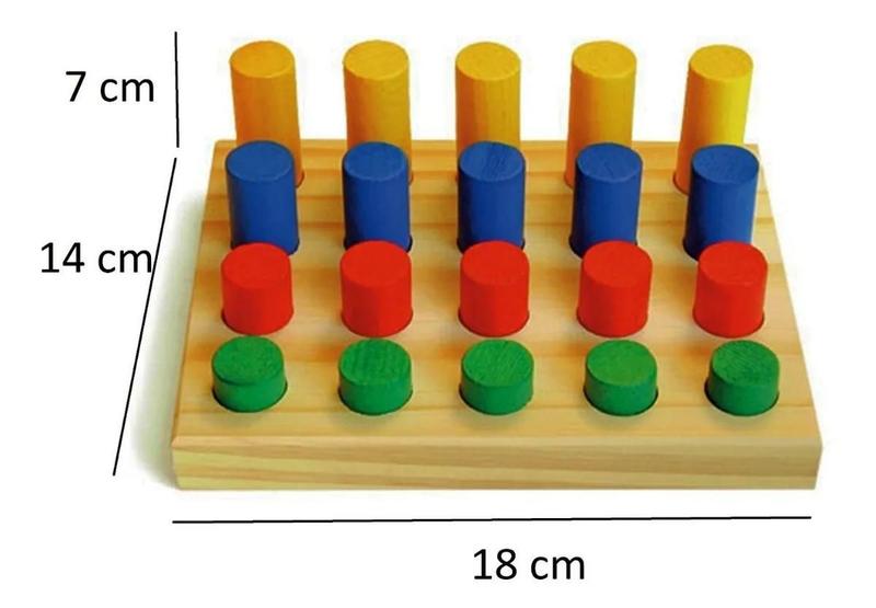 Imagem de Brinquedos Educativos Pedagógico Com 4 Jogos Para Crianças