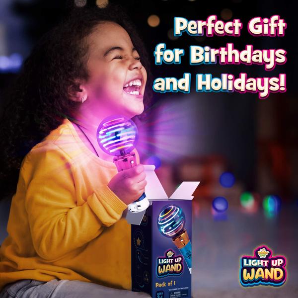 Imagem de Brinquedos giratórios Light Up Wand IPIDIPI para crianças com luzes LED