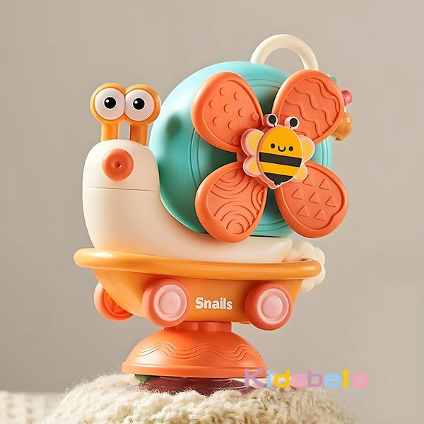 Brinquedos Giratórios Sensoriais Montessori - Ventosas para Bebês - Brinquedo de Viagem para Desenvolvimento de Motricidade Fina Imagem de Brinquedos Giratórios Sensoriais Montessori - Ventosas para Bebês - Brinquedo de Viagem para Desenvolvimento de Motricidade Fina