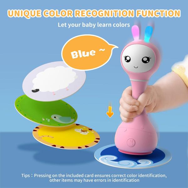 Imagem de Brinquedos musicais de iluminação Baby Rattle alilo Smart Bunny