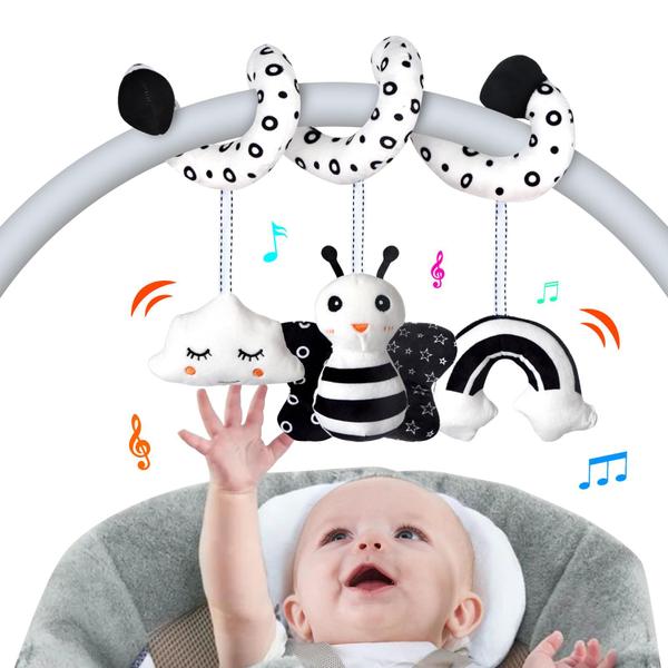 Imagem de Brinquedos para assento de carro SAMMAS Infant Baby Spiral Activity Hanging Toy