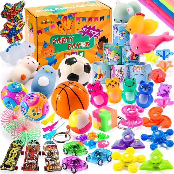 Imagem de Brinquedos Party Favor BeanDge 57 unidades para crianças de 3 a 10 anos