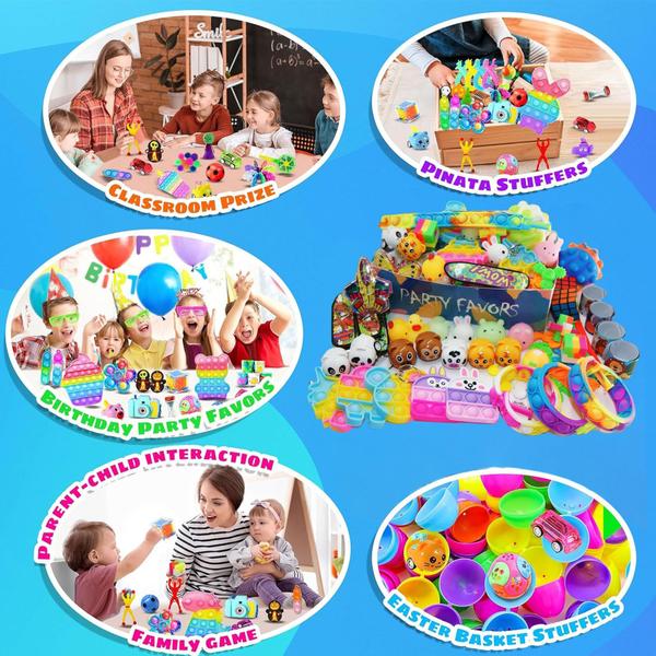 Imagem de Brinquedos Party Favors HAICORO 102 unidades para crianças de 4 a 10 anos