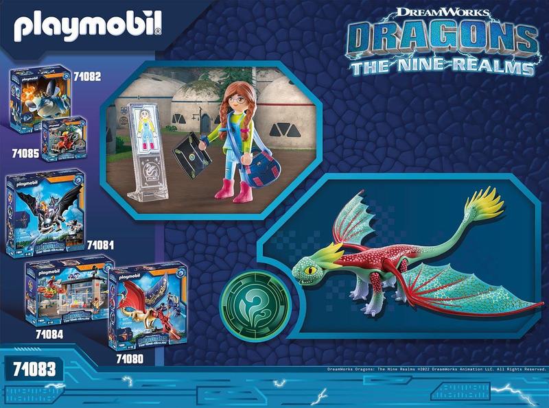 Imagem de Brinquedos Playmobil Dragons Nine Realms Feathers e Alex