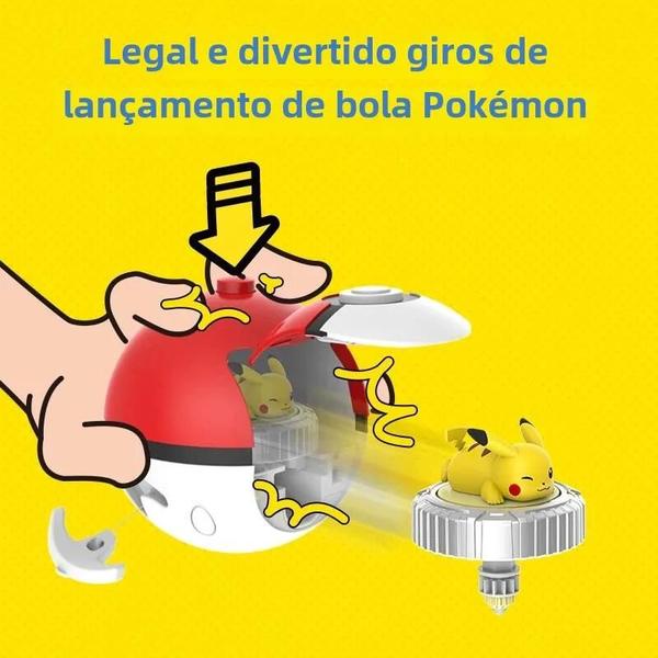 Imagem de Brinquedos Pokémon Beyblade - Figuras de Pikachu, Charmander, Squirtle e Mewtwo