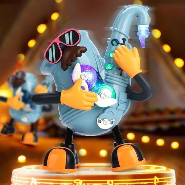 Brinquedos Saxofone Elétrico Cantando e Dança com luzes e som - TOYS Imagem de Brinquedos Saxofone Elétrico Cantando e Dança com luzes e som