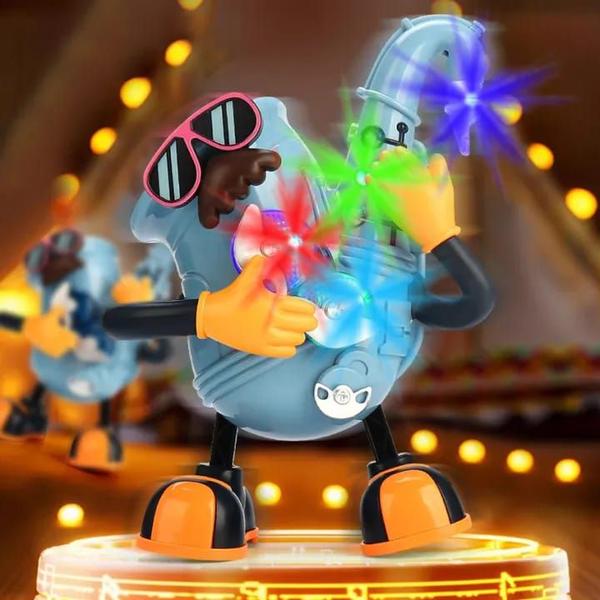 Brinquedos Saxofone Elétrico Cantando e Dança com luzes e som - TOYS Imagem de Brinquedos Saxofone Elétrico Cantando e Dança com luzes e som