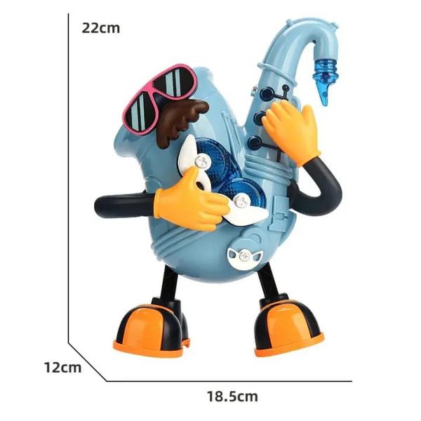 Brinquedos Saxofone Elétrico Cantando e Dança com luzes e som - TOYS Imagem de Brinquedos Saxofone Elétrico Cantando e Dança com luzes e som