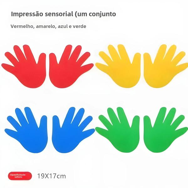 Imagem de Brinquedos Sensoriais Antiderrapantes Dos Pés Das Mãos Para a Treinamento Integrado Do Assoalho Do