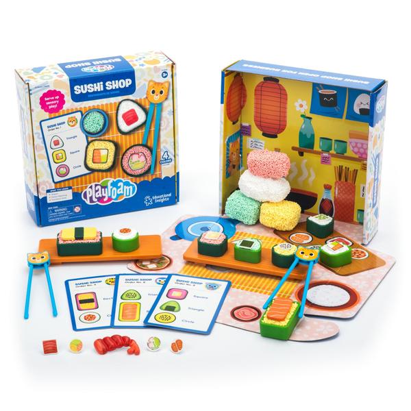 Imagem de Brinquedos sensoriais  Informações educacionais  Playfoam Sushi Shop Race