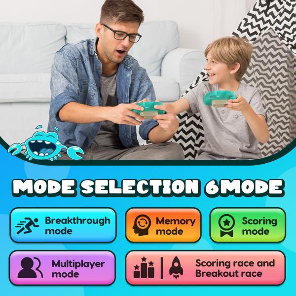 Imagem de Brinquedos Upgrade Pop it Light Up Fidget com tela para crianças  Jogo portátil Quick Push Pop It para meninos, brinquedos sensoriais para autismo, minijogos, presentes para meninas e meninos de 8 a 12 anos