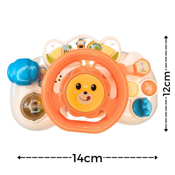 Imagem de Brinquedos Volante Musical Som E Luzes Para Bebê +18 Meses BBR TOYS