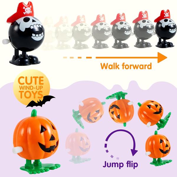 Imagem de Brinquedos Wind Up JOYIN Halloween, 24 peças para lembrancinhas e crianças