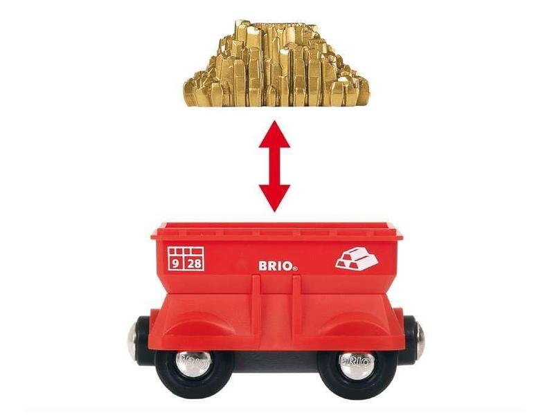 Imagem de BRIO World - 33889  de Túnel de Guindaste e Montanha Acessório de trem de brinquedo de 7 peças para crianças de 3 anos ou mais, multi