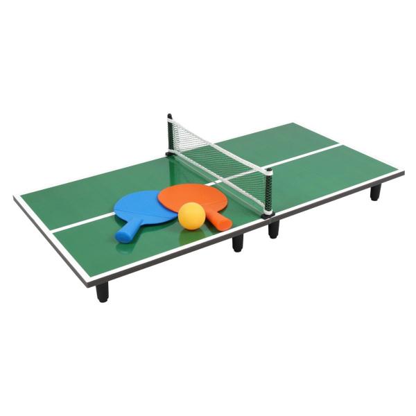 Imagem de Briquedo Mini Mesa Ping Pong Infantil 60x30cm Portátil com 2 Raquetes Multikids BR2071