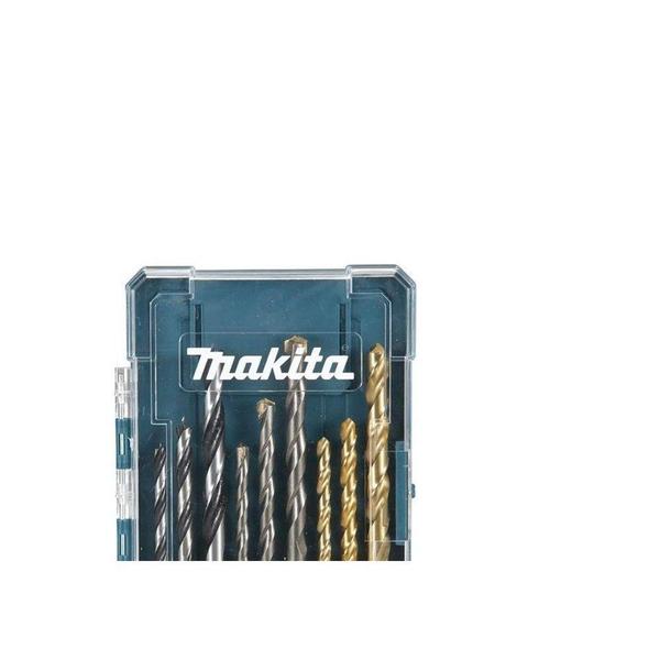 Imagem de Broca Aco Carbono /Videa/Aco Rapido Makita Kit Com 9 Pecas  D-71962