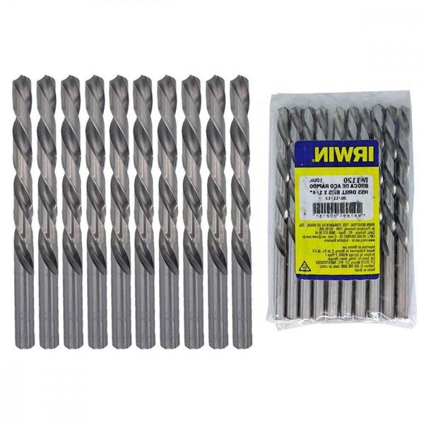 Imagem de Broca Aco Rapido Irwin   1/4" - Kit C/10 Peças