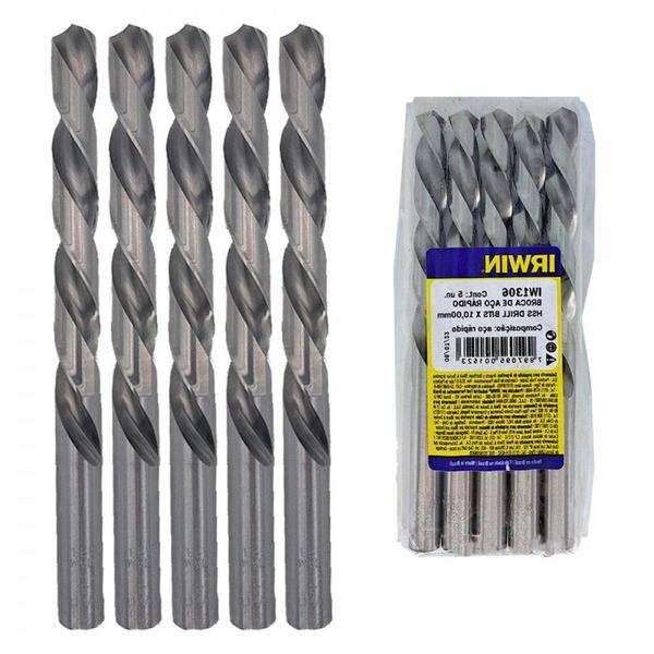 Imagem de Broca Aco Rapido Irwin 10,0 Mm . / Kit C/ 5 Peças