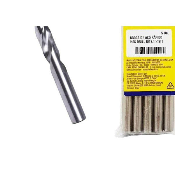 Imagem de Broca Aco Rapido Irwin 10,0Mm ./ Kit Com 5 Unidades