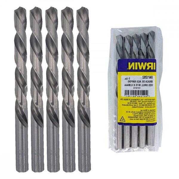 Imagem de Broca Aco Rapido Irwin 8,0 Mm - Kit C/5 Peças