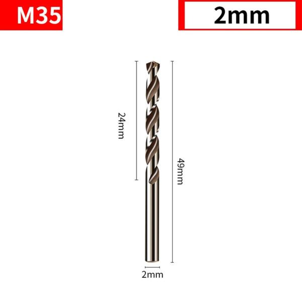 Imagem de Broca Aço Rápido Thompson 2mm  5/64” para Metal, Ferro, Alumínio, Aço Inoxidável