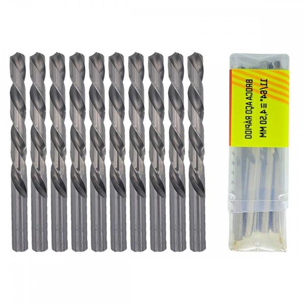 Imagem de Broca Aco Rapido Thompson 4,5Mm-11/64" - 1326 - Kit C/10 Peças