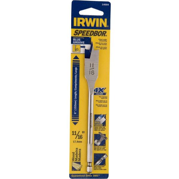 Imagem de Broca chata 17.462mm 11/16  iw14004 com precisão e alta performance irwin