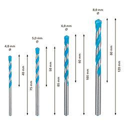 Imagem de Broca CYL-9 Multiconstruction 4 Peças 4/5/6/8 2608900649000 - Bosch