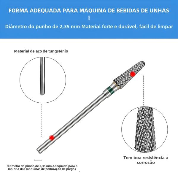 Imagem de Broca De Unha De Carboneto, Fresa Elétrica, Ferramentas De Manicure E Pedicure, Brocas De Arquivos