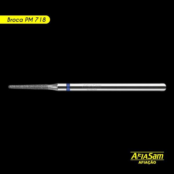 Imagem de Broca Diamantada 718 + 720 + Chama 1,6mm + Chama 2,1mm + Esférica 2,5mm Unhas Alongamento