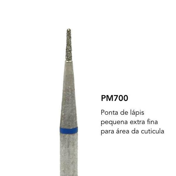 Imagem de Broca diamantada brilho pm700 extra fina área da cutícula