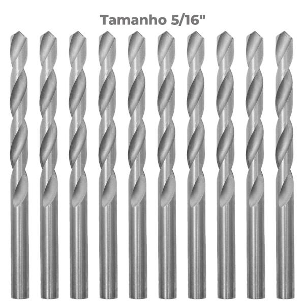 Imagem de Broca HSS Aço Rápida DIN 338 5/16" Tradestar
