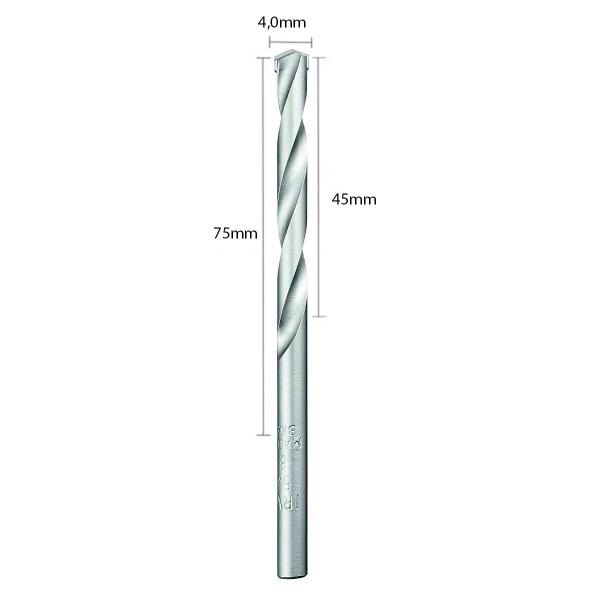 Imagem de Broca Metal Duro para Concreto de 4,0mm x 75mm IW976 IRWIN