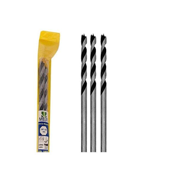 Imagem de Broca Mourao Aco Carbono Melfi   3/8''X 320 - Kit C/3 Peças