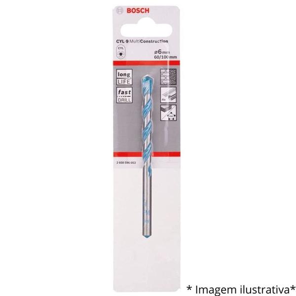 Imagem de Broca multi construction 6mm bosch