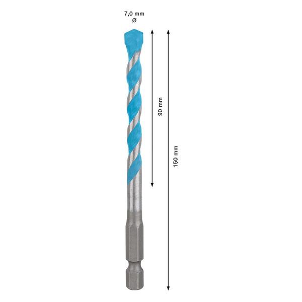 Imagem de Broca Multiconstruction Hex-9 - 7X90X150mm - 2608900580000 -BOSCH