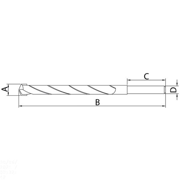 Imagem de Broca Para Concreto 3X75 Mm (1/8) Din 8039 Tramontina