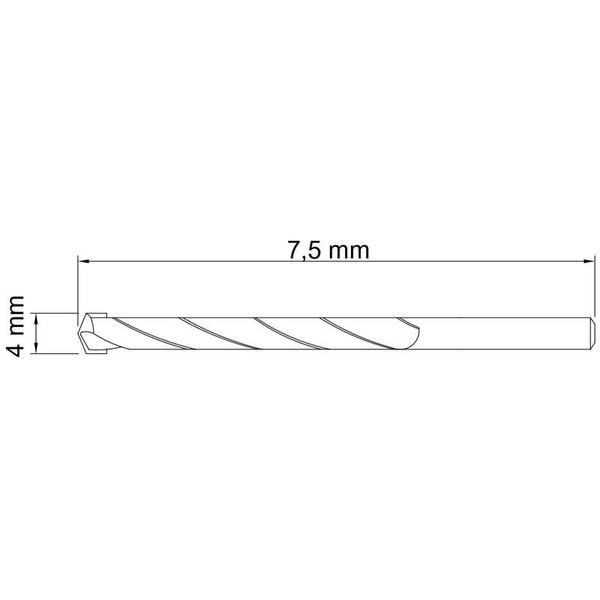 Imagem de Broca para concreto 4mm tramontina