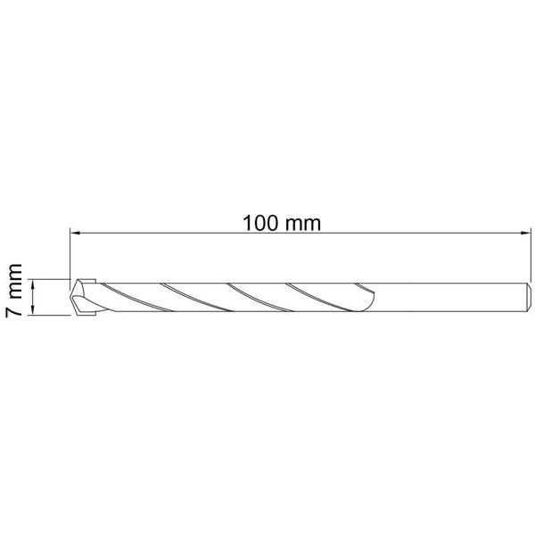 Imagem de Broca para concreto 7mm tramontina