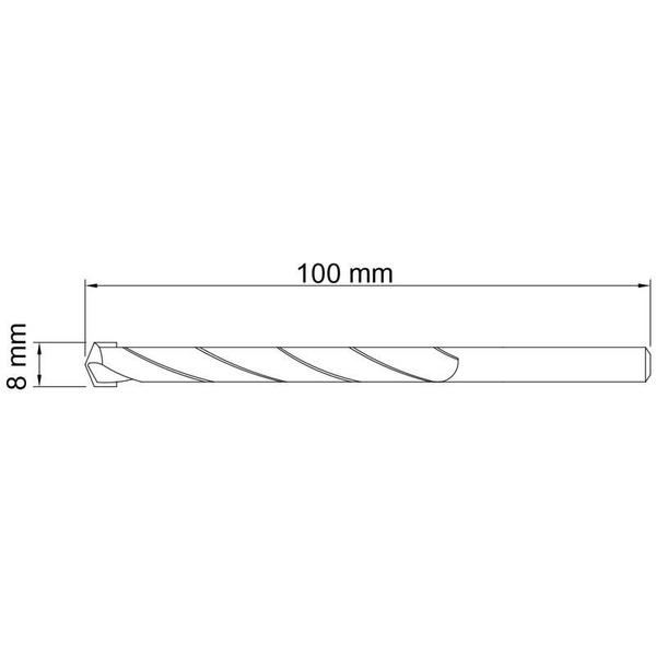 Imagem de Broca para concreto 8mm tramontina