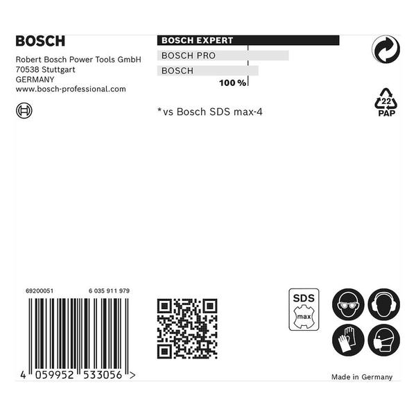 Imagem de Broca para concreto Bosch EXPERT SDS Max-8X Diâmetro20 x 800 x 920 mm